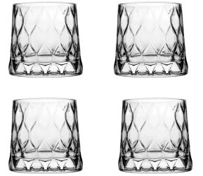 4er Set 'Leafy Short' Trinkglas (300ml)