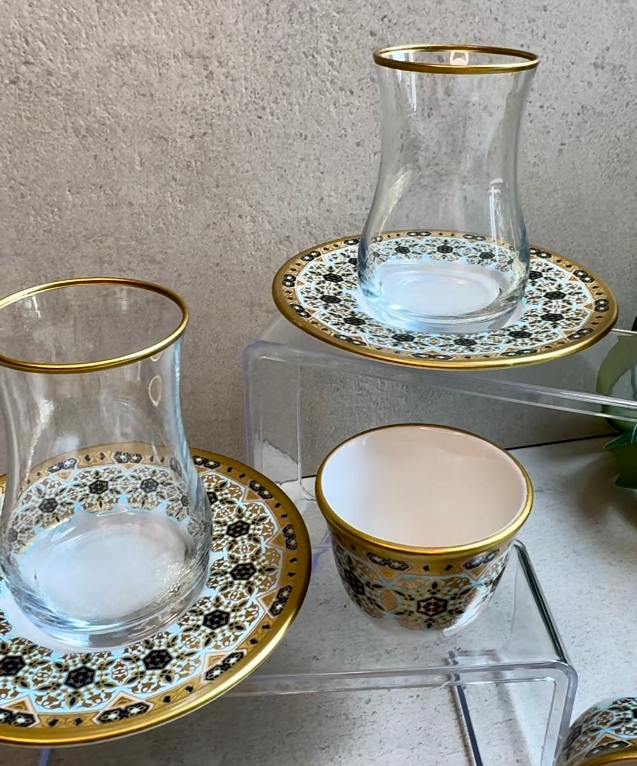 'Mirrali' Teeglas-Set 18tlg. für 6 Personen