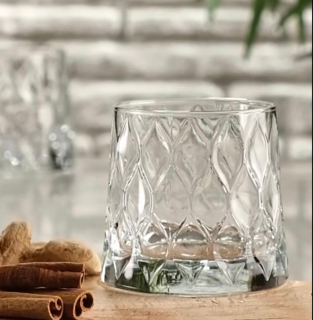 4er Set 'Leafy Short' Trinkglas (300ml)