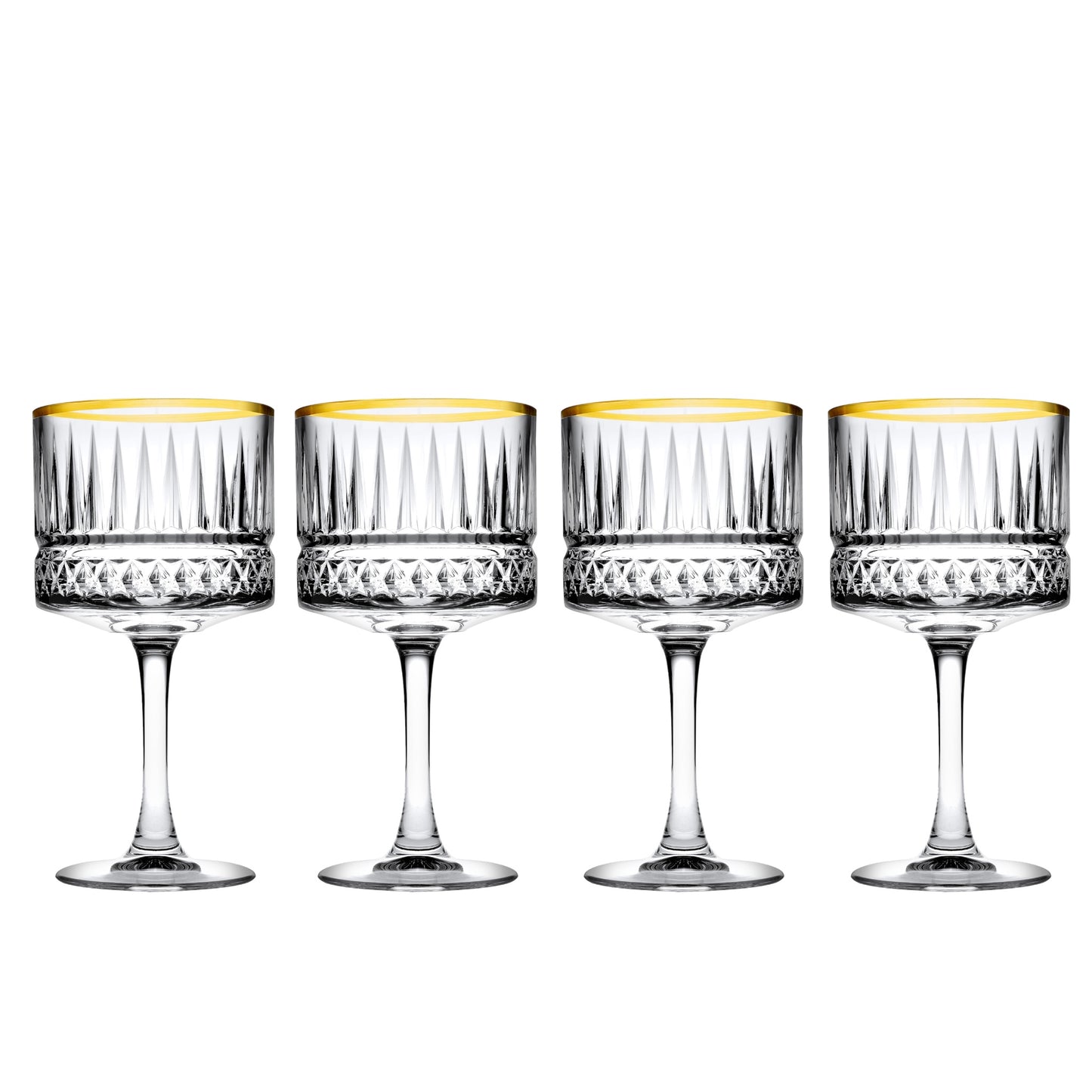 4er Set 'Elysia Golden Touch' Cocktailglas (500ml)